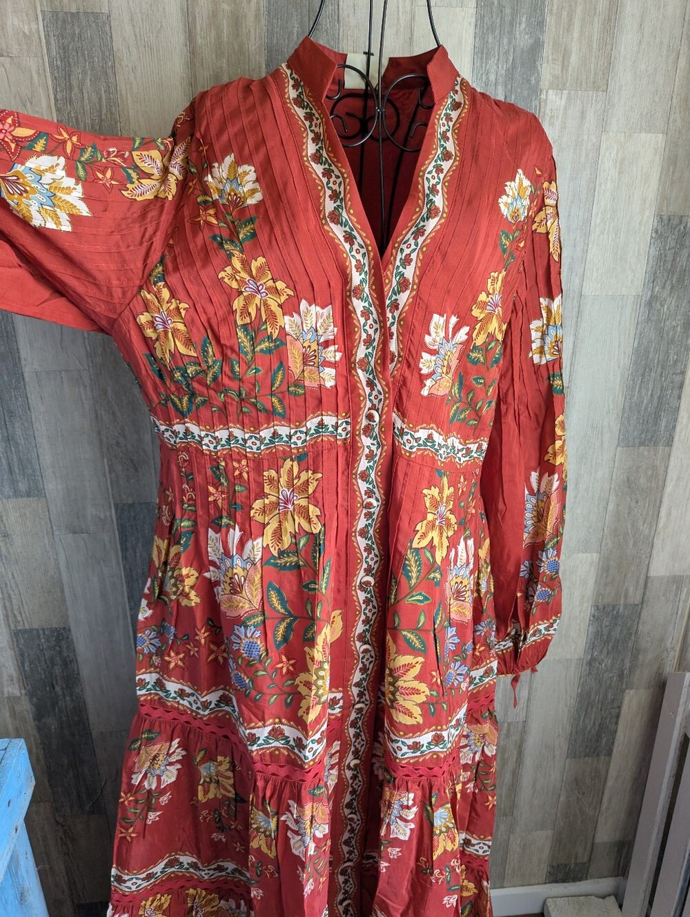Farm Rio Garden Delight Midi Dress NWT - Picture 8 of 16